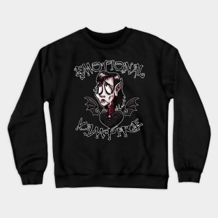 Emotional Vampire (Feminine Version) Crewneck Sweatshirt